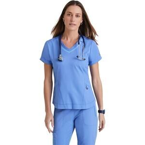 NWT BARCO womens Grey's Anatomy Impact 7187 Ciel Blue-Size 3XL